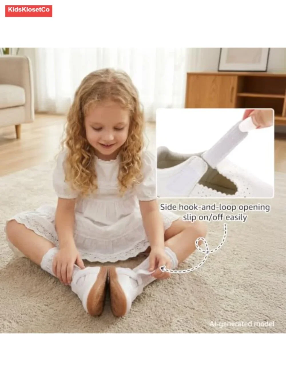 Zero Drop Barefoot Toddler Mary Jane Dress Shoes with Wide Toe Box